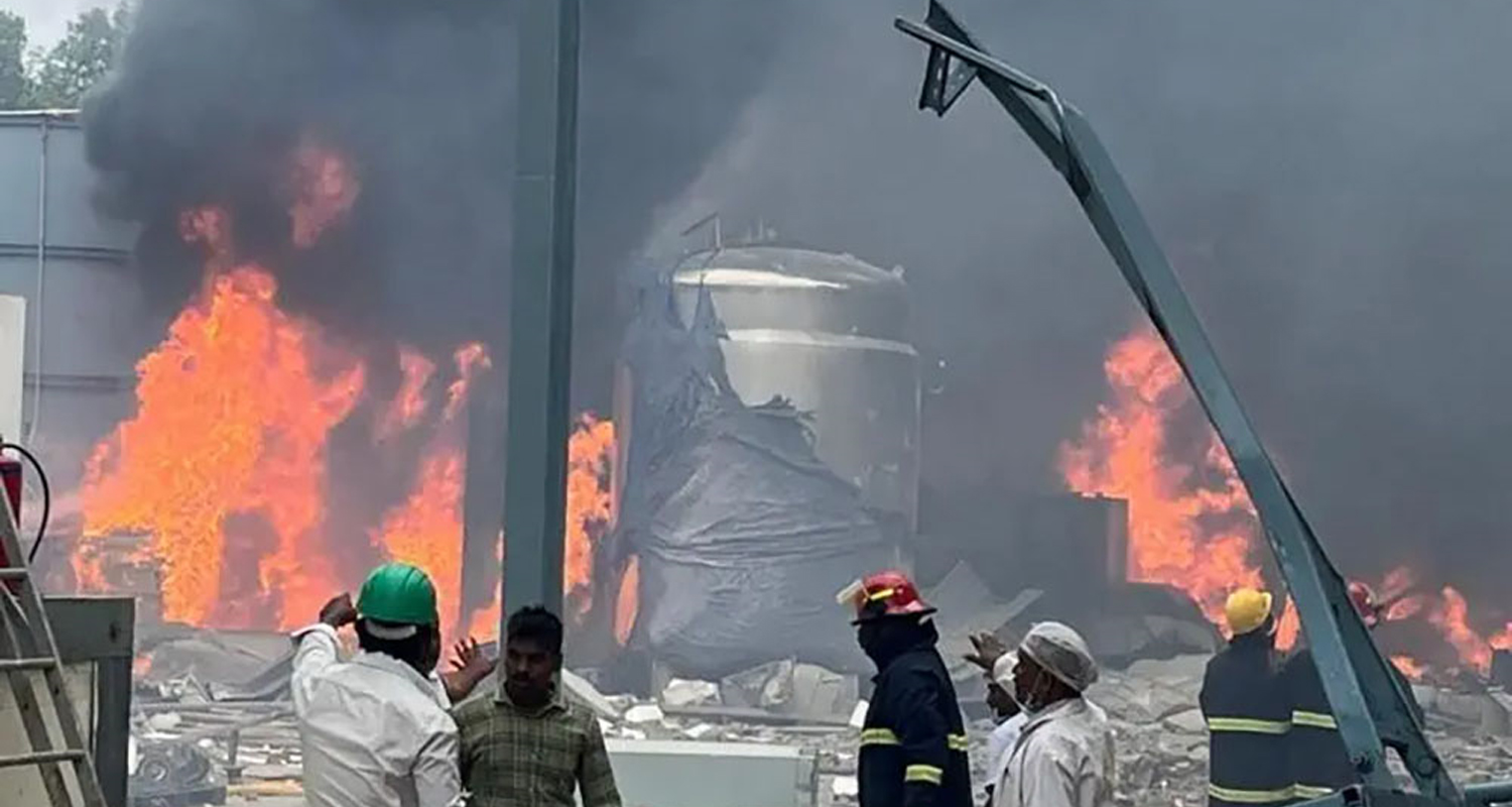 भारतको तेलङ्गानास्थित औद्योगिक क्षेत्रमा विस्फोट, ३४ जनाको मृत्यु