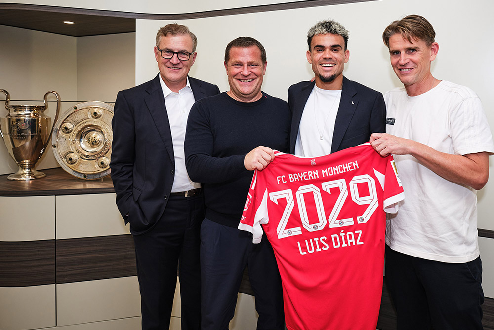 लुइस डियाजको बायर्न म्युनिखमा चार बर्षको सम्झौता