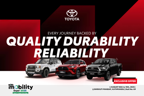 नाइमा नेपाल मोबिलिटी एक्स्पोमा टोयोटाको बिशेष अफर