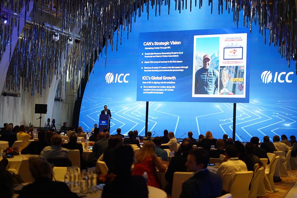 पारस खड्काले आईसीसीको वार्षिक सम्मेलनमा प्रस्तुत गरे नेपाली क्रिकेटको रोडम्याप