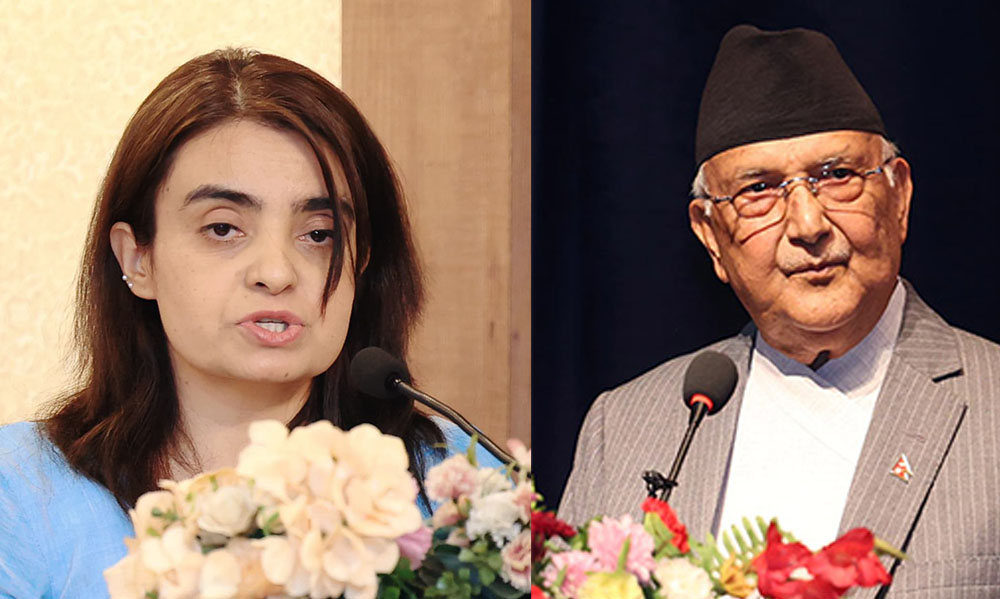 ओलीले विद्यालाई रोकेपछि छोरी उषाले भनिन्– पार्टीप्रति नैतिक समर्थन गर्ने ठाउँसम्म दिइएन