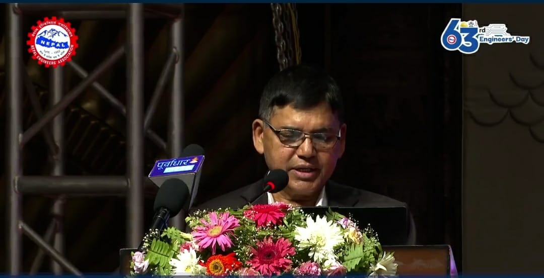 नेपालको पूर्वाधार विकासमा नेपाली इन्जिनियरहरुको भुमिका महत्वपूर्ण : भौतिक पूर्वाधार मन्त्री दाहाल