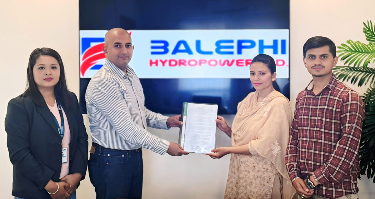 बलेफी हाइड्रोपावरको शेयर रजिष्ट्रारमा हिमालयन इन्भेष्टमेन्ट बैङ्कर