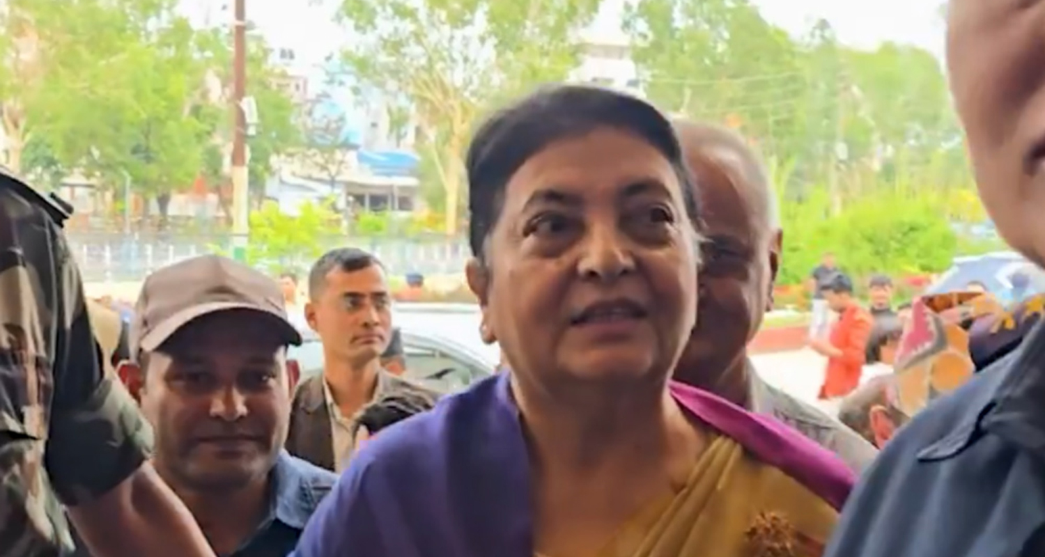 विद्या भण्डारीले आज पत्रकार सम्मेलन गरेर धारणा सार्वजनिक गर्ने