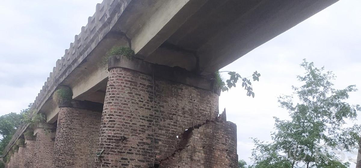 पर्साको तिलाबे नदीमा अझै बेलिब्रिज जडान भएन