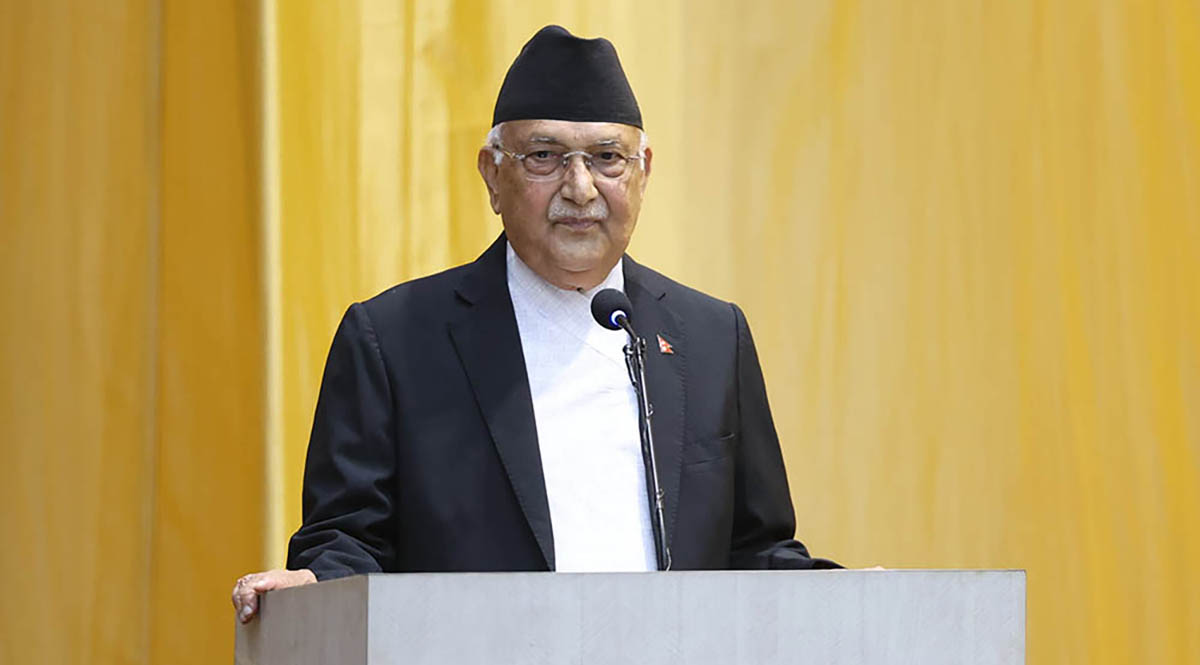 प्रधानमन्त्री ओली भन्छन्– एक वर्षमा पुँजी बजार रातोबाट हरियो भयो