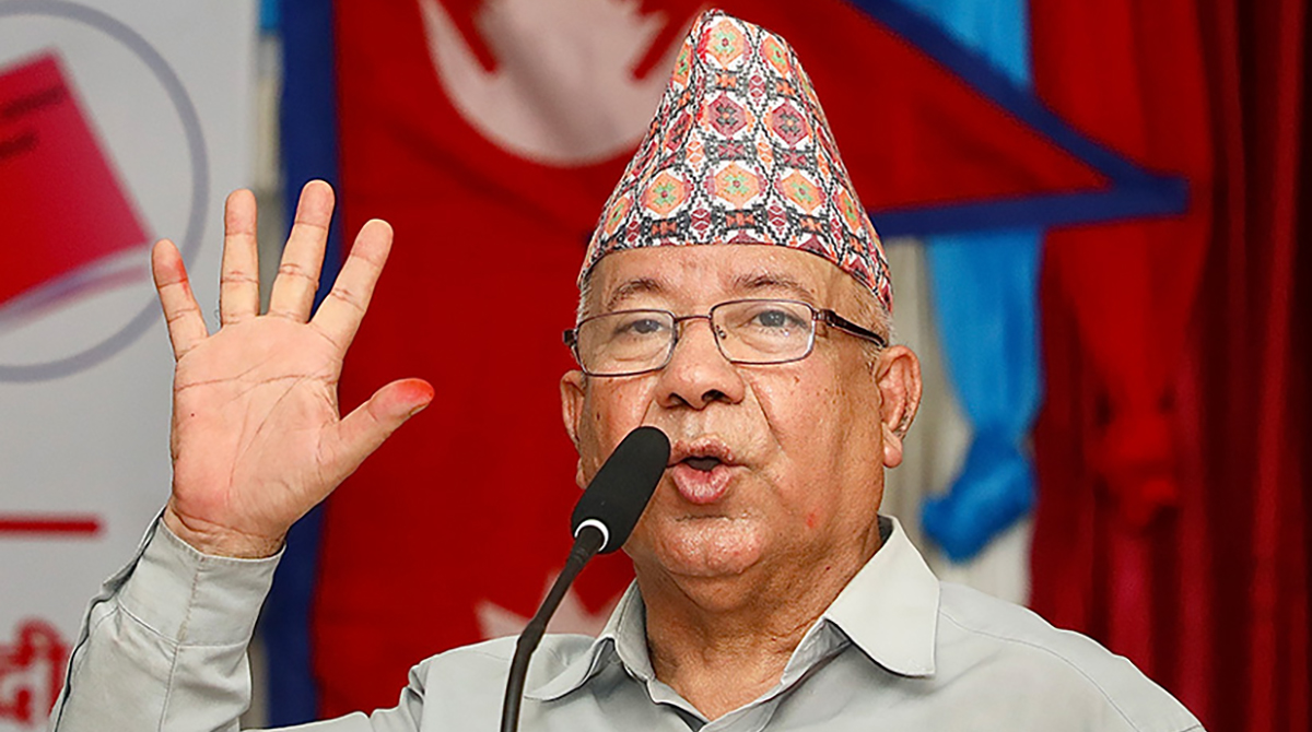 माधव नेपालले भने– पार्टीभित्र अन्तर्घात गर्नेहरूलाई सबैले चिनौं