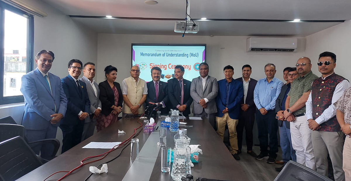 एनएसएसएफ, प्याब्सन र आईएसएफबीच खेलकुदमा सहकार्य गर्ने समझदारी