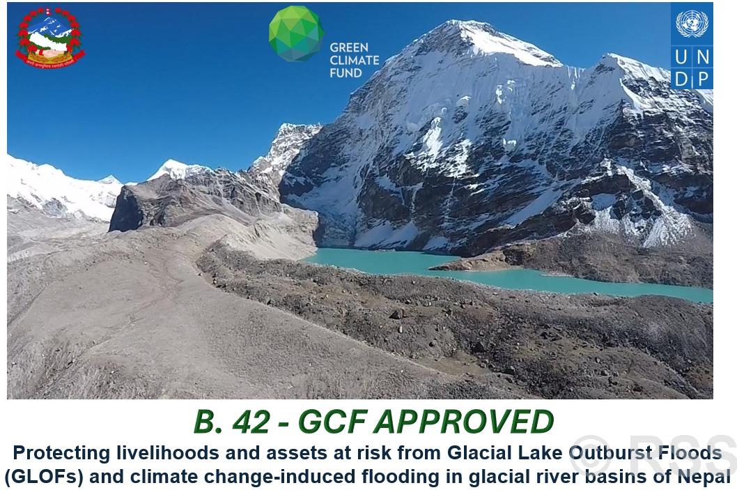 हिमतालको जोखिम घटाउन जिसिएफको पाँच अर्ब अनुदान