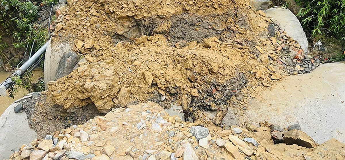 नाला–भक्तपुर सडक फेरि अवरुद्ध