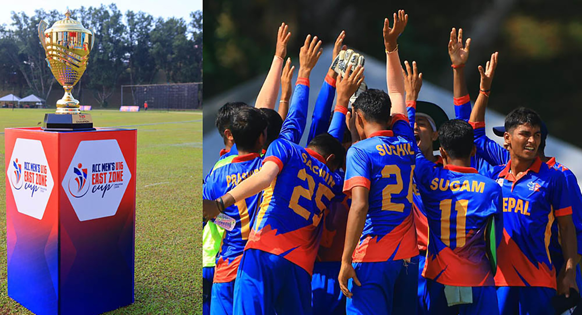 यू–१६ इस्ट जोन कप विजेता खेलाडीलाई क्यानले जनही ५० हजार दिने