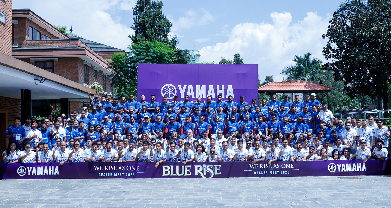 ‘ब्लू राइज’ थिममा यामाहाले गर्‍यो वार्षिक डिलर मिट
