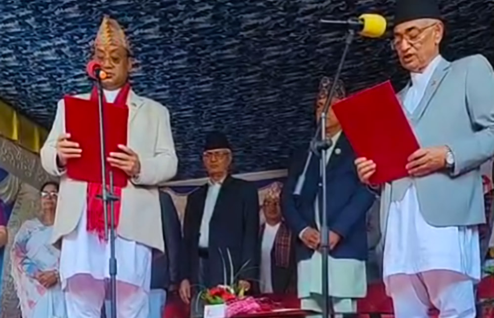 बागमतीका मुख्यमन्त्री बानियाँसहित आठ मन्त्रीले लिए शपथ