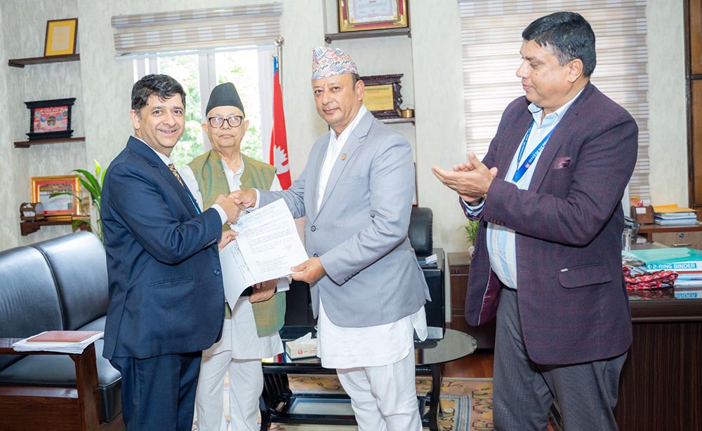 बूढीगण्डकीका सिइओको शपथ