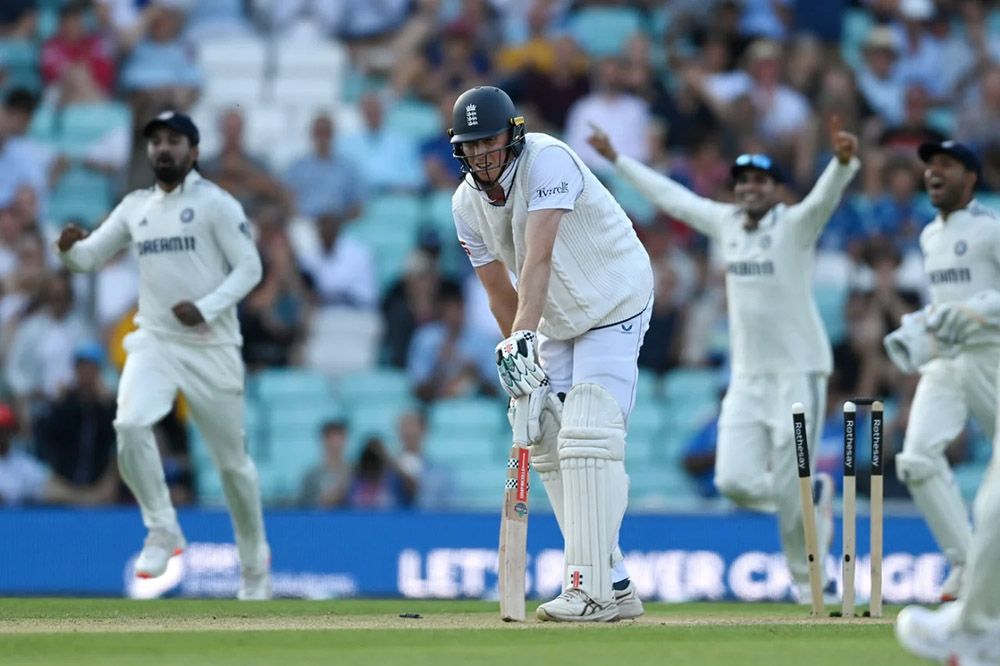 पाँचौं टेस्ट रोमाञ्चक मोडमा, भारत र इङल्याण्ड दुवैलाई जितको अवसर