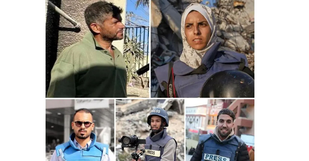 इजरायल–हमास युद्ध : सोमबार पनि मारिए ५ पत्रकार