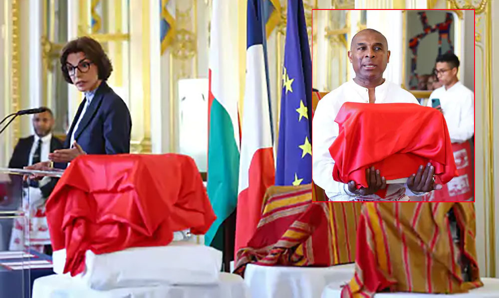 फ्रान्सले फिर्ता गर्‍यो १२८ वर्षअघि टाउको काटेर लगेको मेडागास्करका राजाको खप्पर