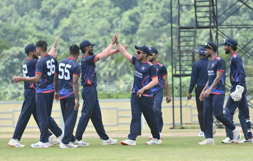 नेपाल ए क्रिकेट टिमले आज आसाम राज्य टीमसँग तेस्रो खेल खेल्दै