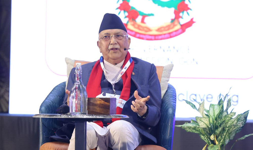 निराशाको खेती भन्दा पर गएर हेरे प्रगति देख्न सकिन्छ : प्रधानमन्त्री ओली