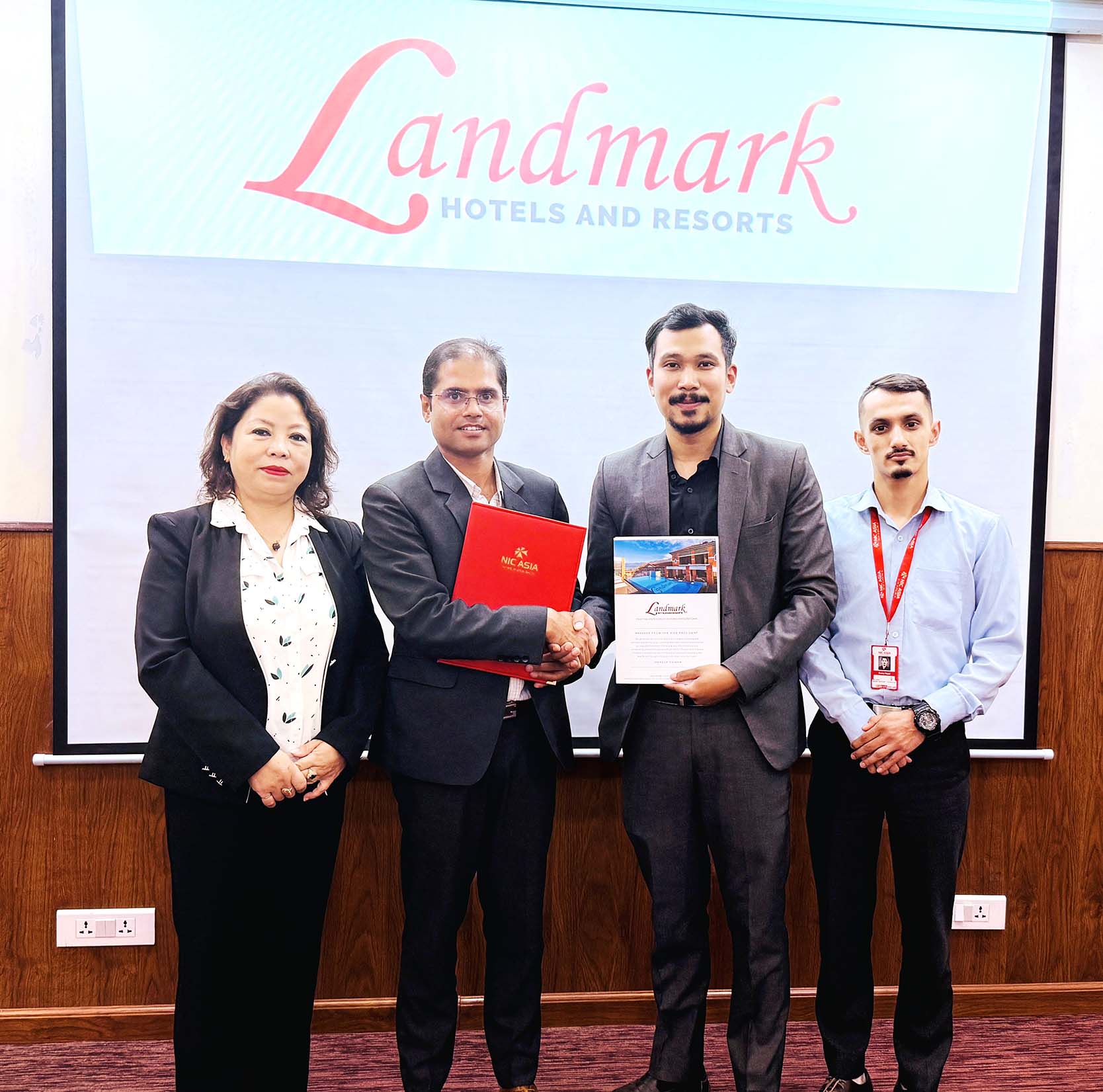 एनआईसी एसिया बैंकका ग्राहकलाई ल्याण्डमार्क होटल एण्ड रिसोट्र्समा १५ प्रतिशत छुट