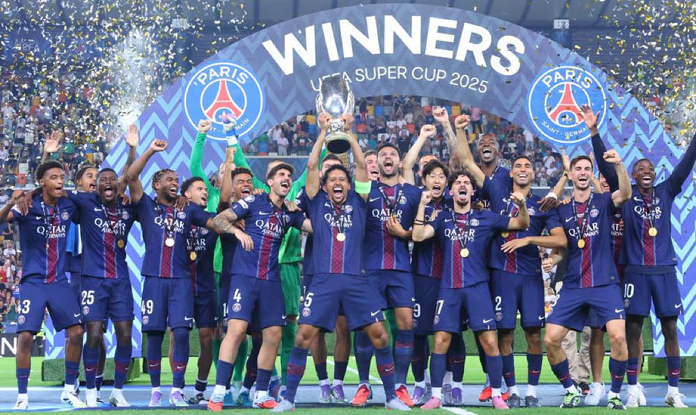पिएसजीले जित्यो युइएफए सुपर कपको उपाधि