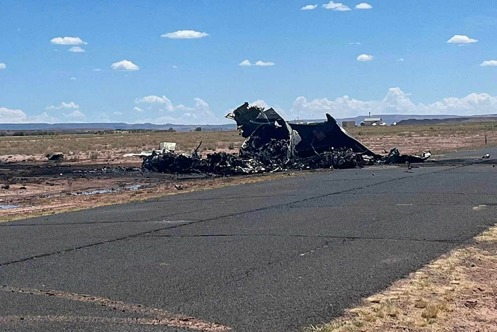 अमेरिकाको एरिजोनामा मेडिकल ट्रान्सपोर्ट विमान दुर्घटना