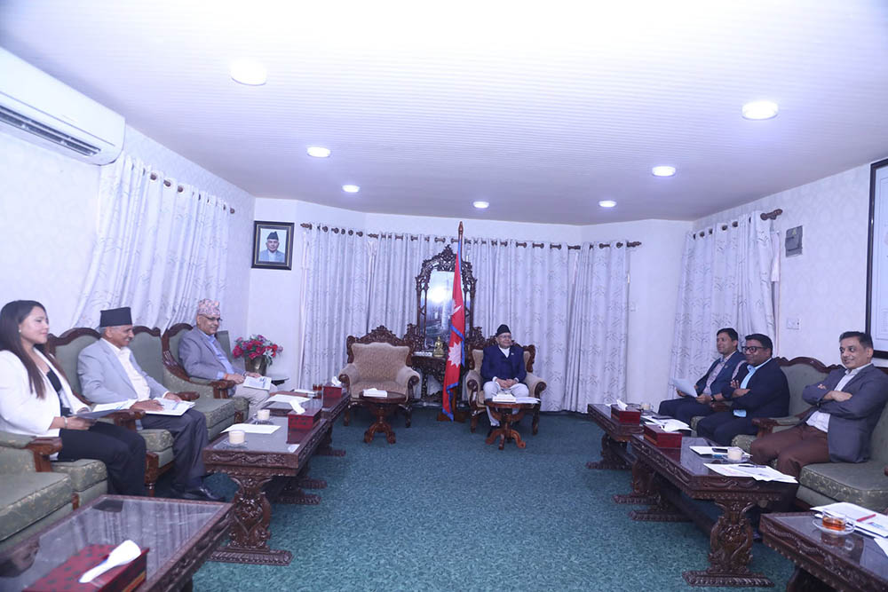 संसदको क्यालेन्डर तय गर्न सचेतकहरुसँग छलफलमा सभामुख