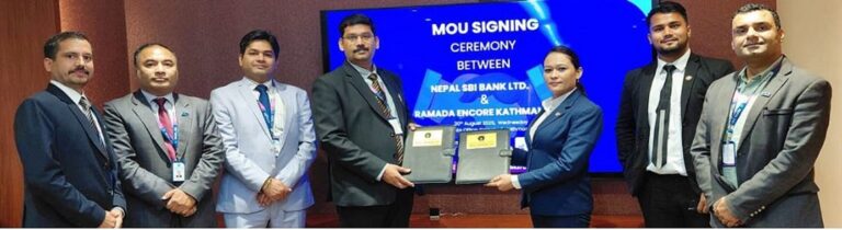 नेपाल एसबिआई बैंक हिमाल डेन्टल हस्पिटल र इन्स्टिच्युट अफ डेन्टल साइन्स बीच सम्झौता