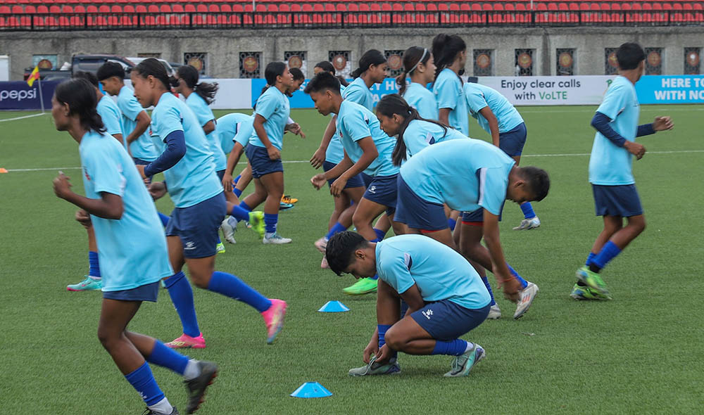 एएफसी यू-२० महिला एसियन कप छनौट आजदेखि, नेपालले भुटानको सामना गर्दै