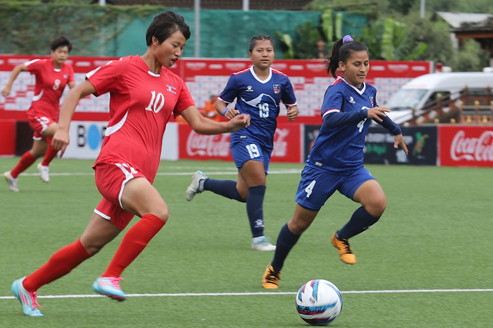 उत्तर कोरियासँग नेपाल ११–० ले पराजित