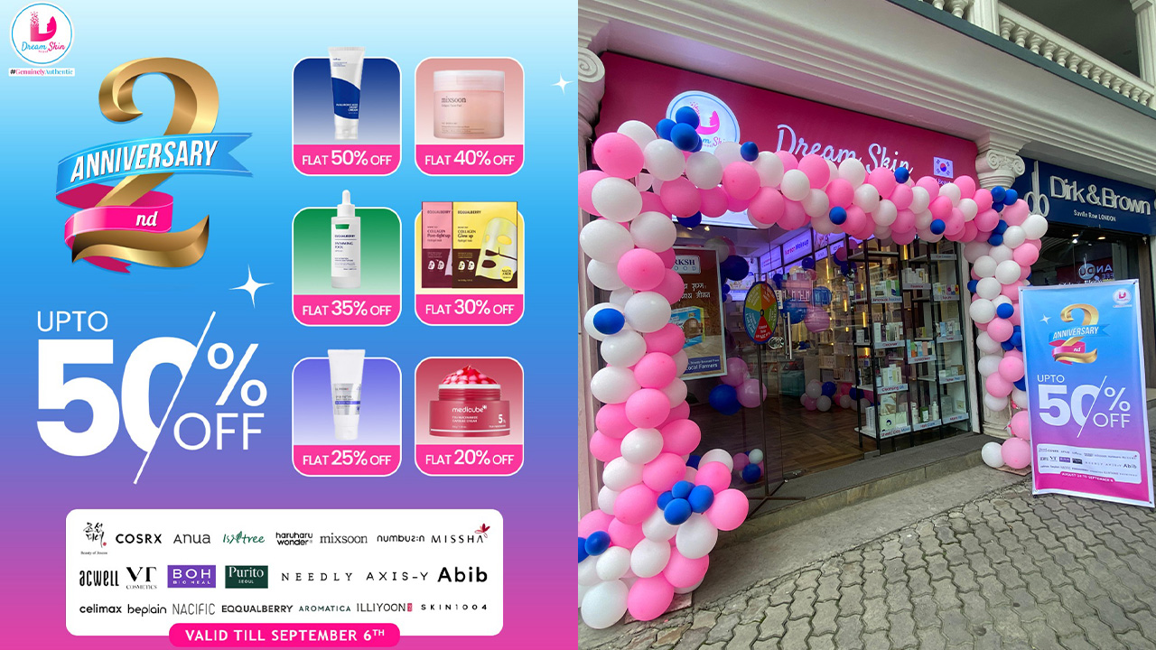 ड्रिम स्किनले ल्यायो स्किन केयर प्रोडक्टमा ५० प्रतिशत सम्म छुट, कतै तपाई छुट्नु पो भयो की !