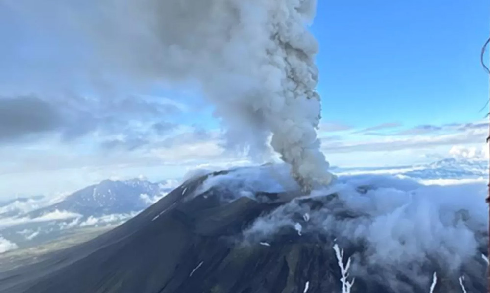 रुसको सुदूर पूर्वमा ६०० वर्षपछि ज्वालामुखी विस्फोट