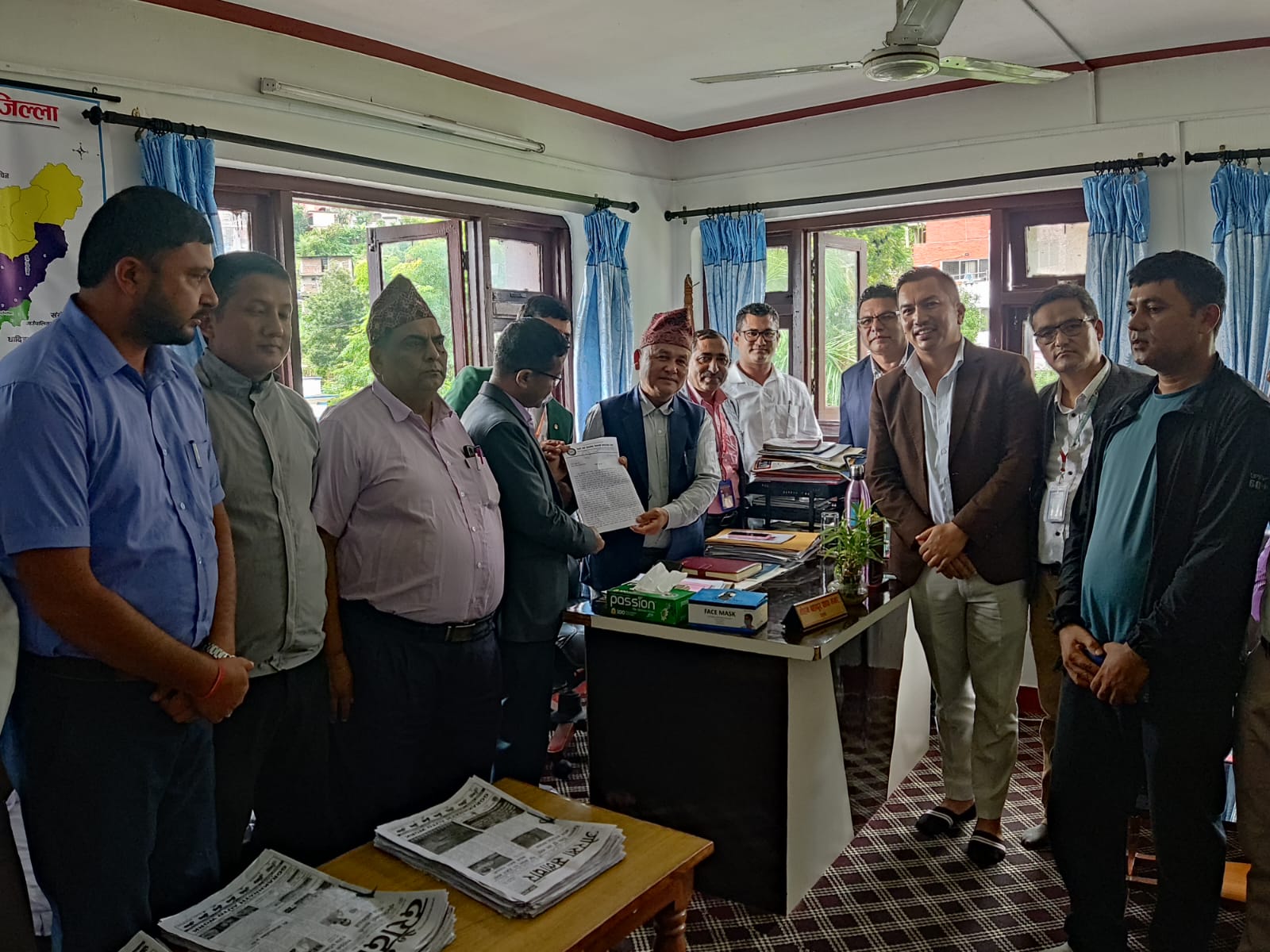 शिक्षा विधेयक संशोधनको माग गर्दै देशभरका प्रशासन निकायमा प्याब्सनले बुझायो ज्ञापन पत्र