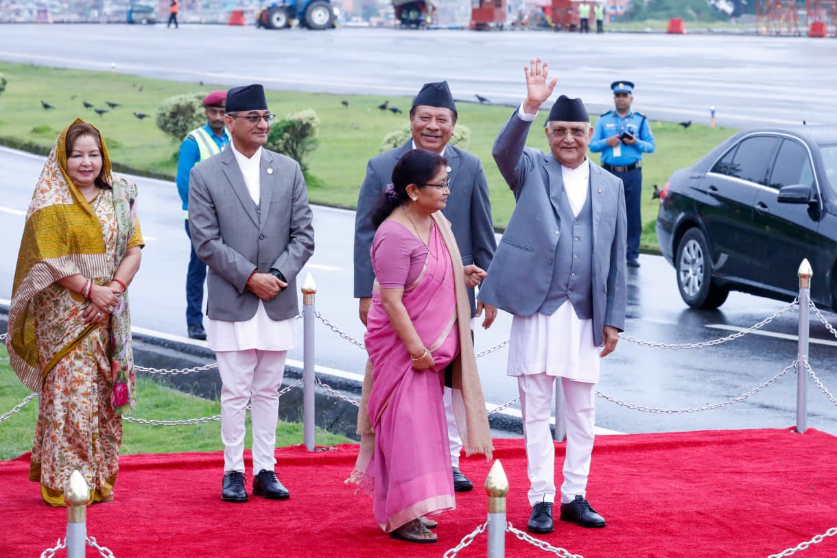 प्रधानमन्त्री ओली ‘एससिओ’ शिखर सम्मेलनमा भाग लिन चीन प्रस्थान