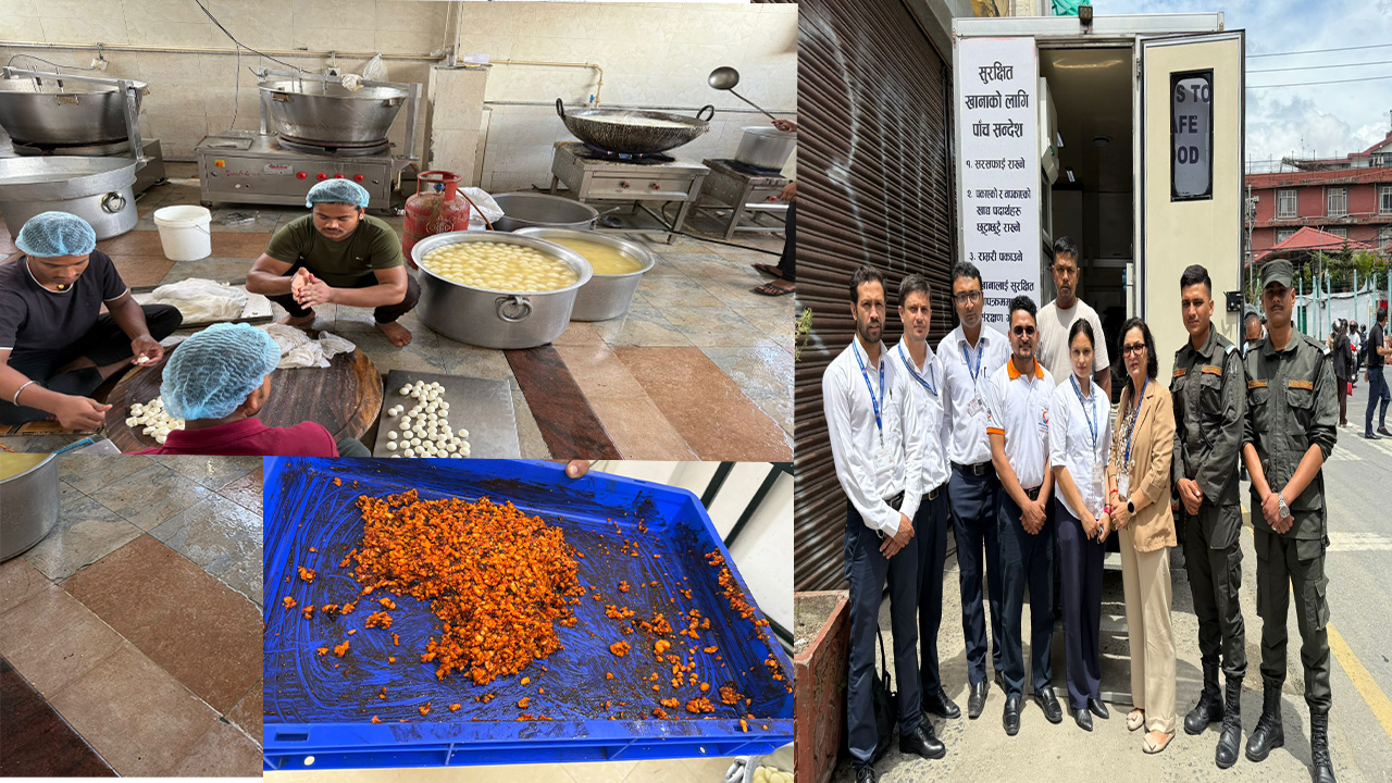 महानगरपालिकाद्वार बसन्तपुर र इन्द्रचोकमा खाद्य अनुगमन : ३१ लिटर अखाद्य तेल नष्ट