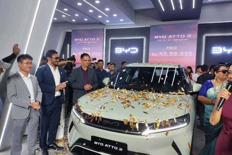 नाडा अटो शोमा बीवाईडीको एट्टो २ लन्च, कति पर्छ मूल्य ?