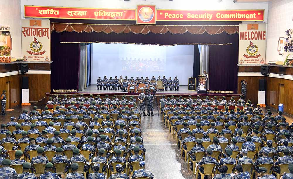 चाडपर्व सुरक्षा र निर्वाचनको पूर्व तयारीमा जुट्न सशस्त्र महानिरीक्षक अर्यालको निर्देशन