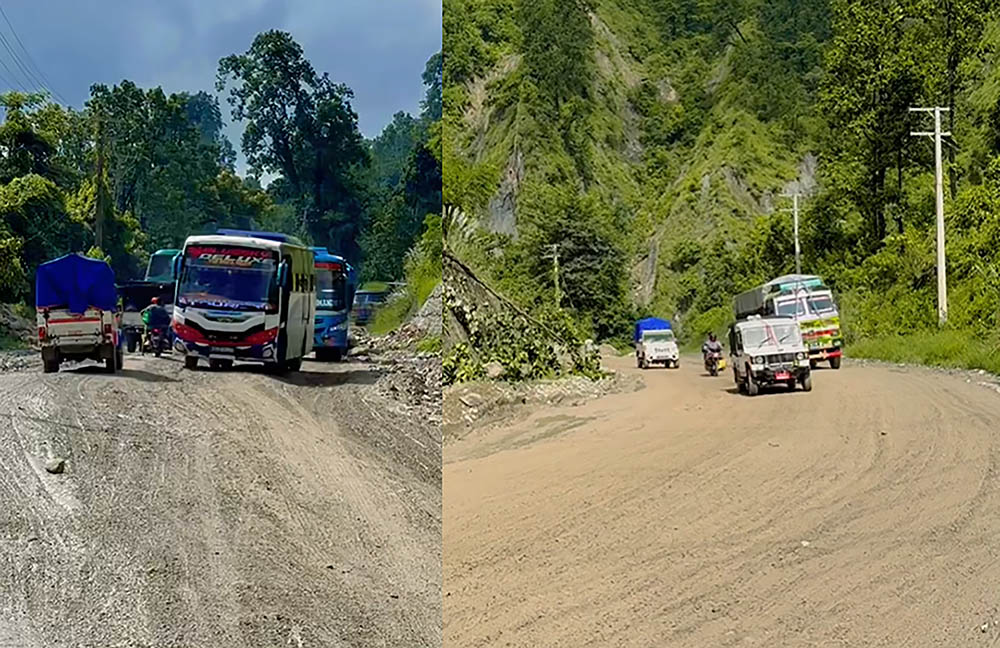 दाउन्ने सडकखण्ड सुचारु