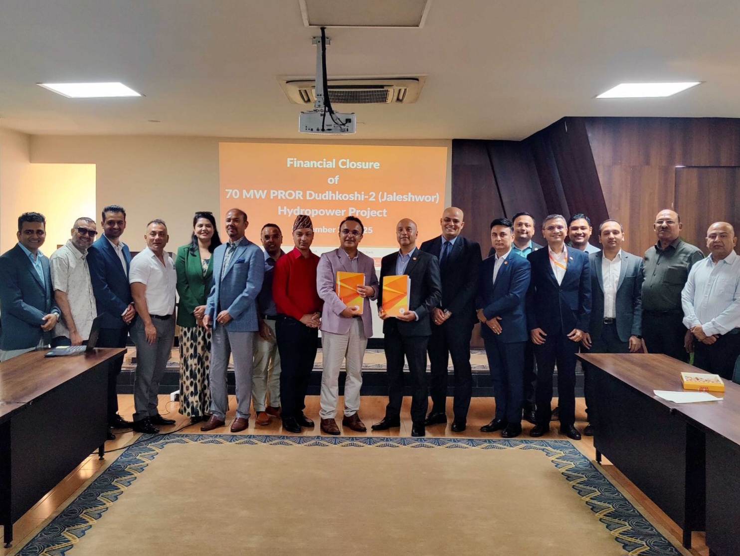 लक्ष्मी सनराइज बैंकको अगुवाईमा जलेश्वर जलविद्युत आयोजना लगानी गर्ने सम्झौता