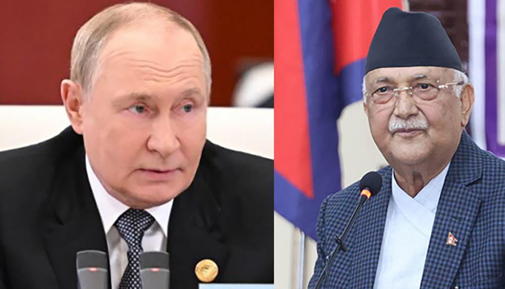 ओली र पुटिनको भेटवार्ता दुई घण्टा पछि सर्यो