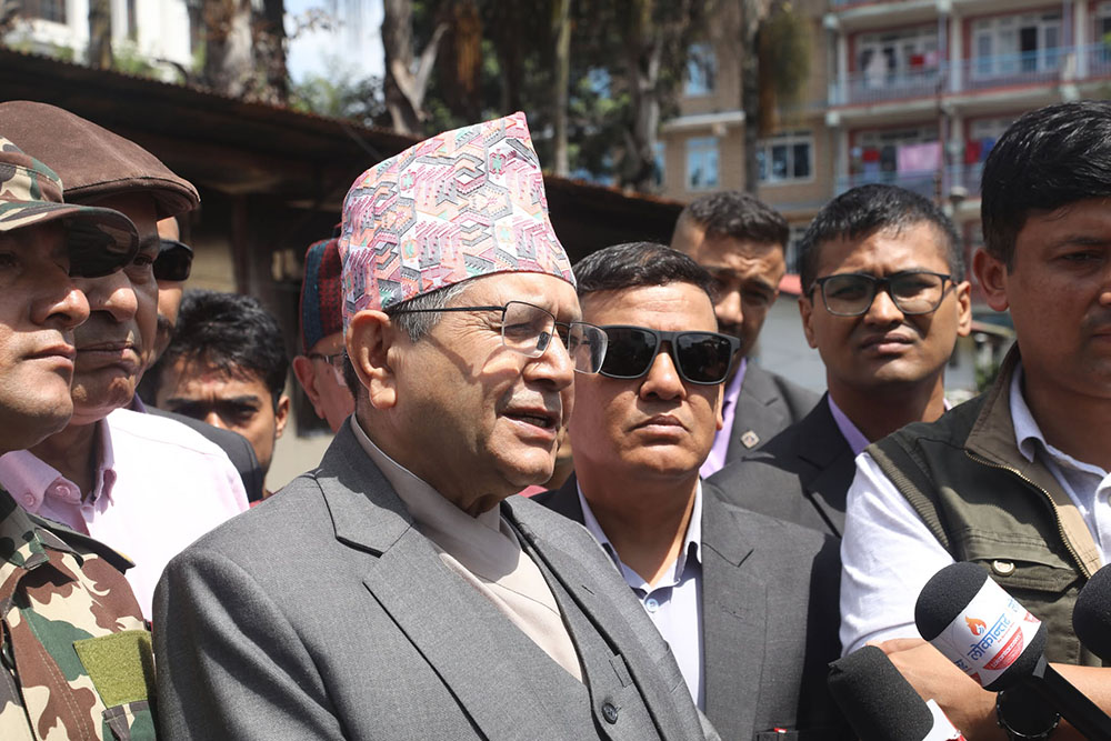 सभामुखबाट आगजनी भएको संसद भवनको अनुगमन (फोटो फिचर)