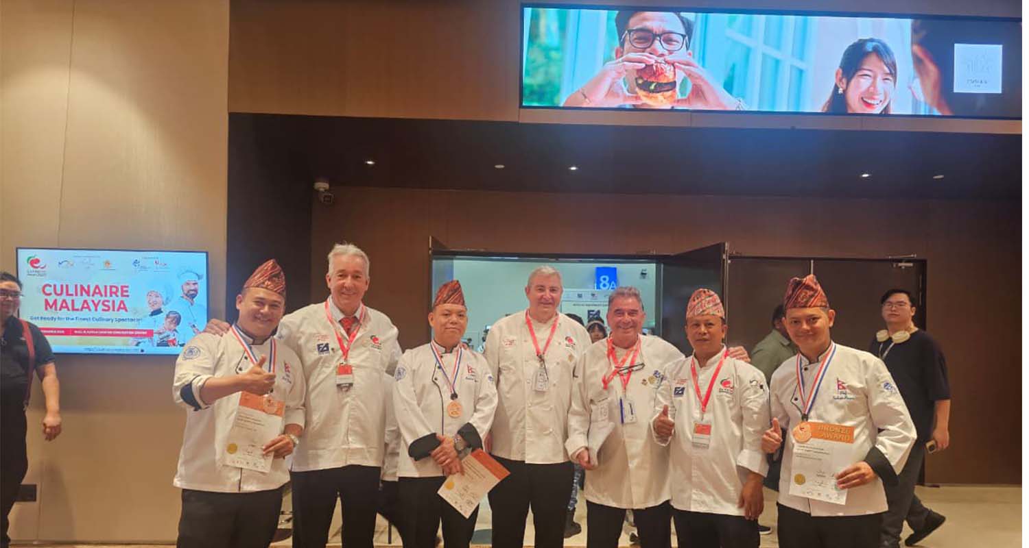 नेपाली टिमले जित्यो कलिनेरी मलेसिया २०२५ मा कास्य पदक