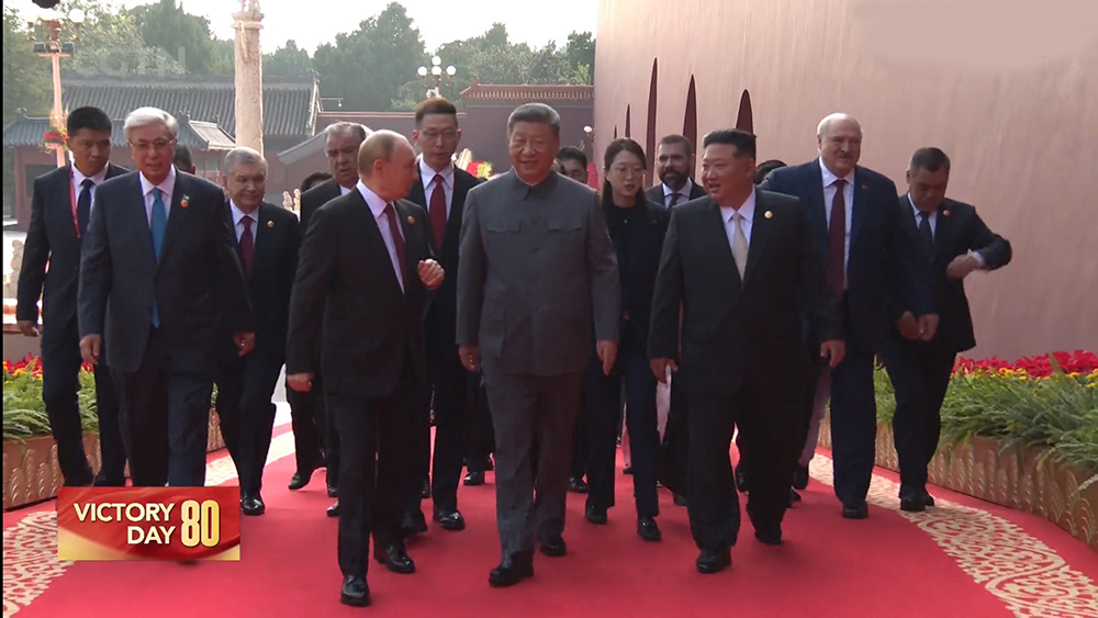 एकसाथ देखिए पुटिन, किम र सी जिनपिङ