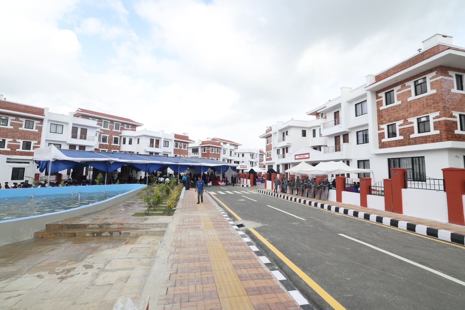 मन्त्री क्वाटरमा पुग्यो सेनाको हेलिकोप्टर