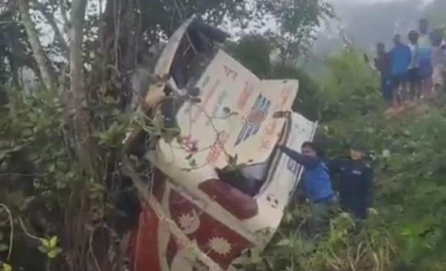 गोरखामा रात्रिबस दुर्घटना हुँदा २१ जना घाइते