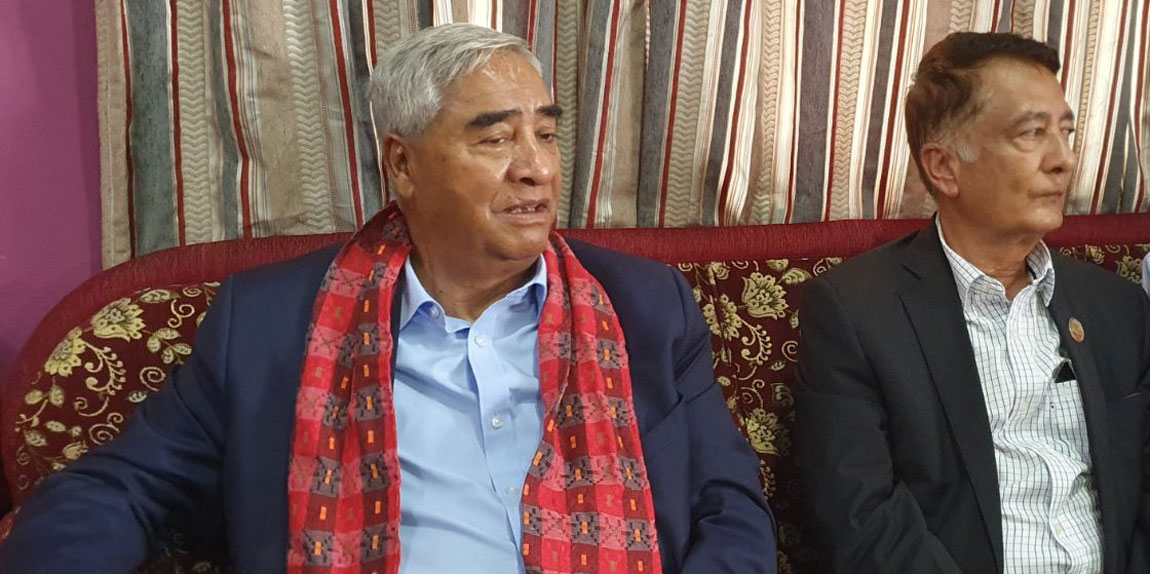 पूर्वराष्ट्रपतिलाई राजनीतिमा आउन संविधानले रोक्दैन : देउवा