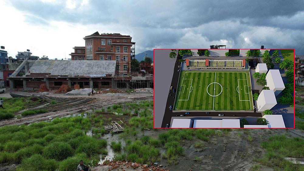 सानो गौचरनमा महिला फुटबलको लागि डेडिकेटेड ट्रेनिङ ग्राउन्ड र मिनि रंगशाला बन्दै