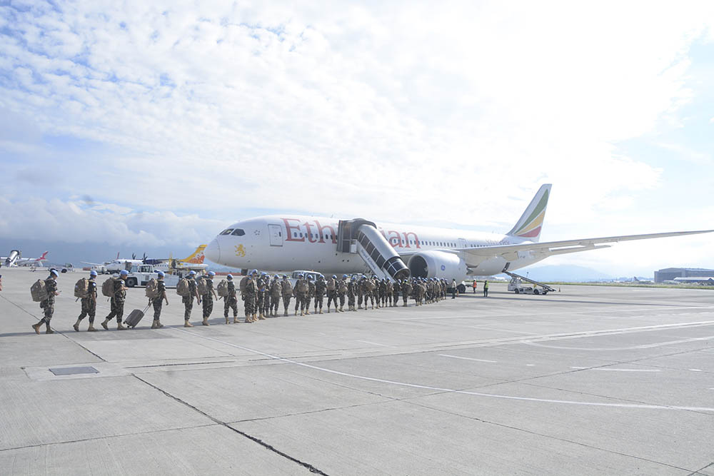 दक्षिण सुडानमा तैनाथ नेपाली शान्ति सैनिकको अदलीबदली