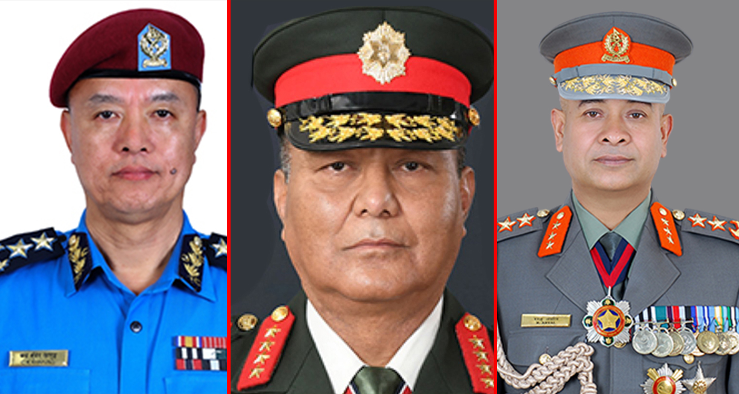 प्रधानमन्त्रीको राजीनामासँगै सुरक्षा निकायको सक्रियता बढ्यो, सुरक्षा प्रमुखहरूको यस्तो आयो विज्ञप्ति