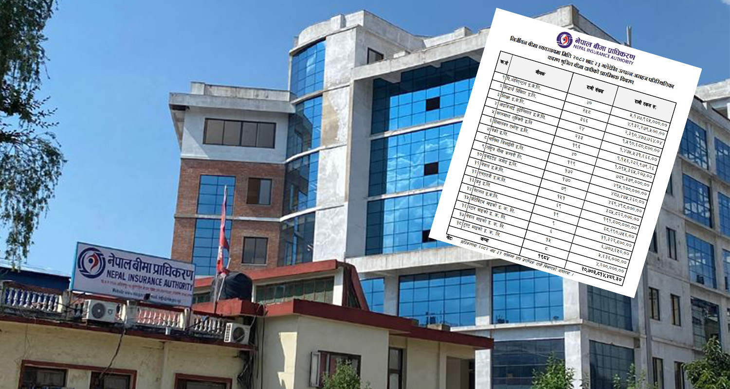 जेन्जी आन्दोलनपछि करिब २१ अर्बको बीमा दाबी, कुन कम्पनीमा कतिको पर्‍यो ? (सूचीसहित)
